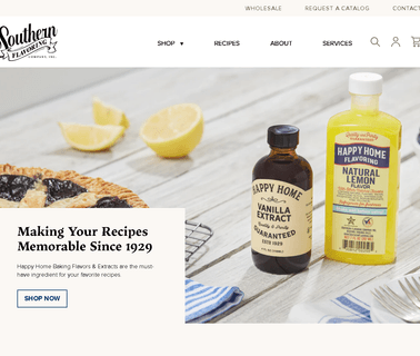 Southern Flavoring Company baking packing