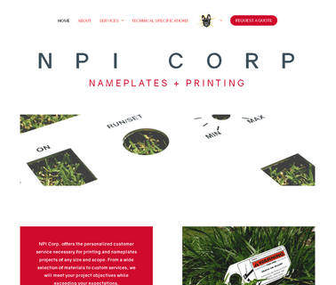 Npi- Nameplates, Inc identification nameplates