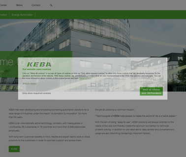Keba Ag, Automation By Innovation I automation operator