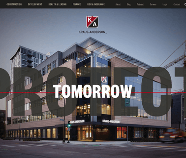 Kraus Anderson Construction Company pines