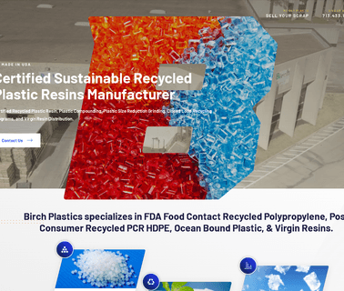 Virgin and Recycled Resin; Toll Compounding resin plant