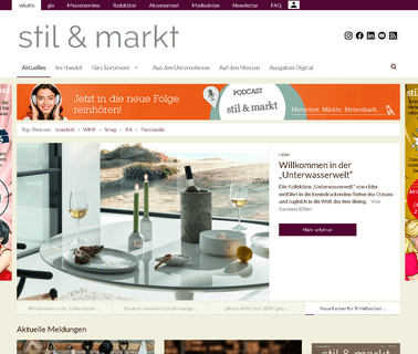 Stil & Markt, Meisenbach Gmbh Verlag aktuelle