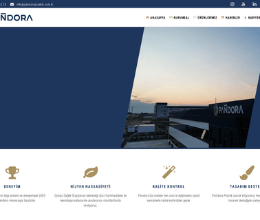 Pandora Plastik Sanayi Ve Ticaret Anonim round container lid
