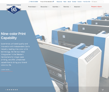 Independent Can Company specialty food equipment