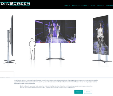 Mediascreen Online large projectors