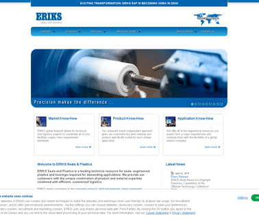 Eriks Seals and Plastics plastics packing