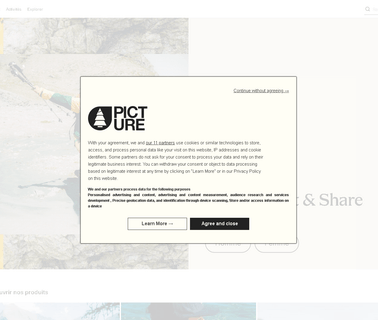Picture Organic Clothing skiing and snowboarding