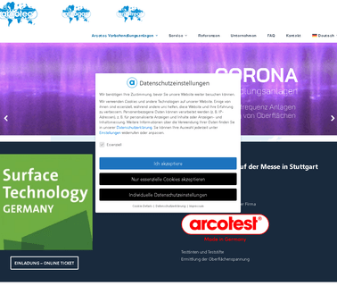 Arcotec shot blasting cleaning machinery