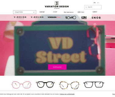 Variation Design metal design eyewear