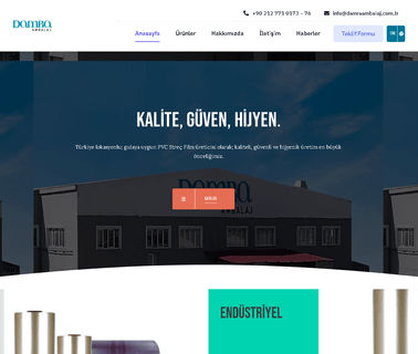 Homepage - Damraambalaj polyvinyl chloride pvc material