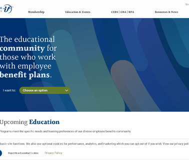 International Foundation of Employee Benefit Plans solution education
