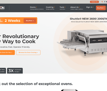Ovention commercial cook