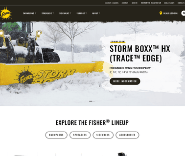 Fisher Engineering truck spreaders