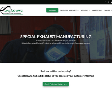 Davico Manufacturing automotive manifolds