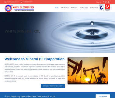 Mineral Oil Corporation mineral tool