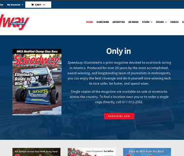 Speedway Illustrated - Cc Racer racer