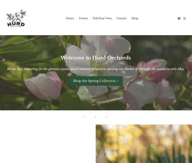 Hurd Orchards syrups mixes