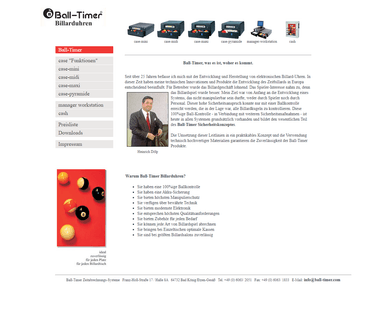 Ball Timer Zeitabrechnung uhren