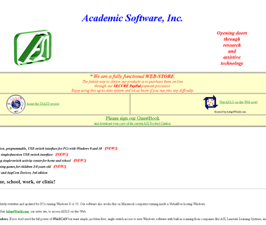 Academic Software  computer accessible