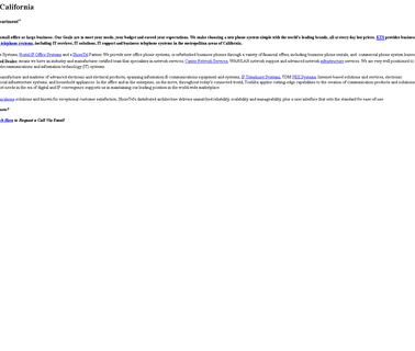 Telephone Systems: Shoret toshiba network