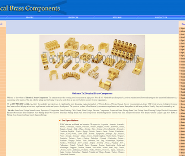 Electrical Brass Components metal pipe clamps