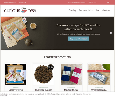 Curious Tea Limited gift teas