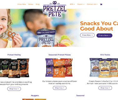Pretzel Pete snack salty
