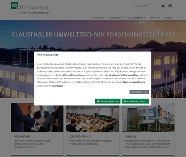 Clausthaler Umwelttechnik Institut Gmbh fax mail