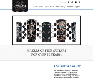 Jean Larrivee Guitars services acoustic