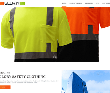 Quzhou Glory Safety Clothing clothing high visibility