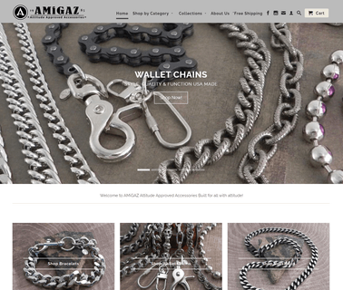Amigaz Attitude Approved Accessories wallets chains