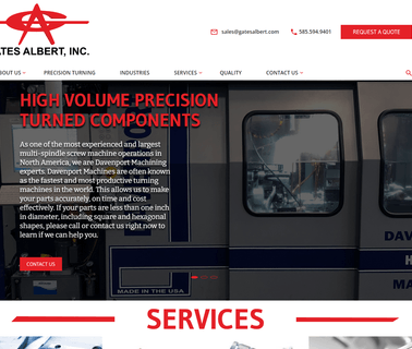 Gates Albert high precision turned components