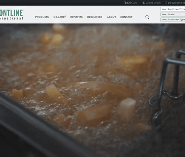 Frontline International waste cooking oil