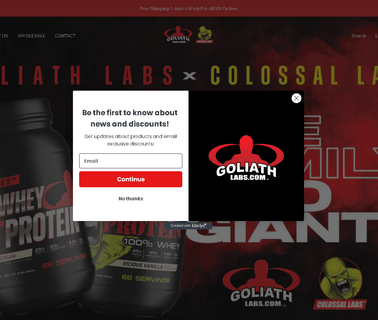Golathlabs Inc inc supplements