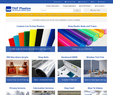 Tap Plastics tap tube