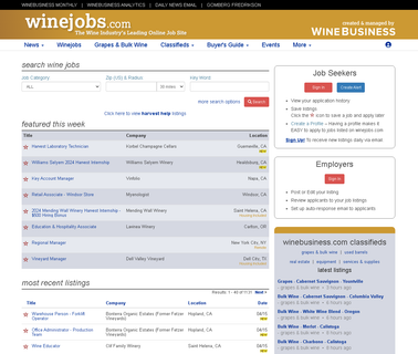 Winejobs.Com business marketing software