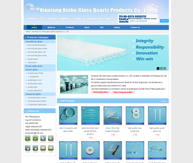 Xinxiang City Xinbo Glass Quartz Products building flange