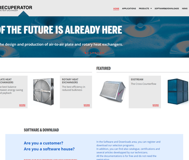 Recuperator S.P.A. refrigeration heat recovery
