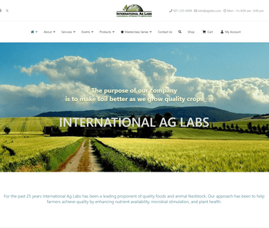 International Ag Labs agriculture testing