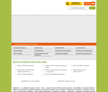 Vetbiochem India Pvt. supplements feed