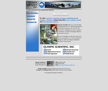 Olympic Scientific Seattle Testing & Analytical Laboratories Labs control paste