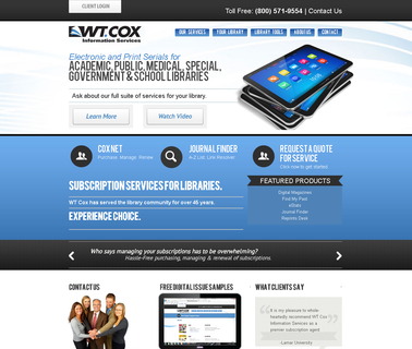 Wt Cox Information Services online database