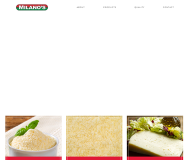Milanos Cheese Corp authentic cheese