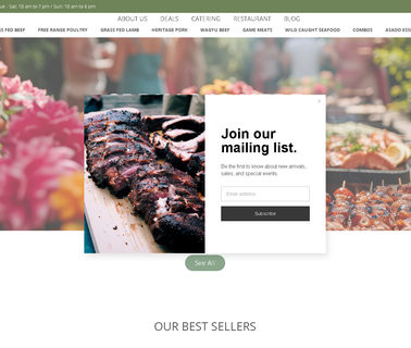 Del Plata Beef / Natura Food organic beef