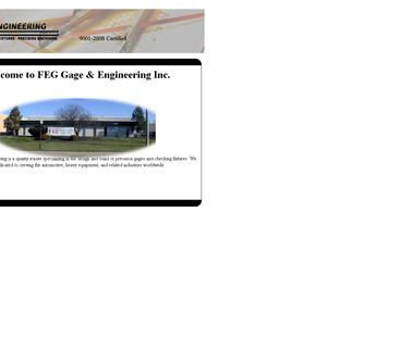 Feg Gage & Engineering Inc detroit steel