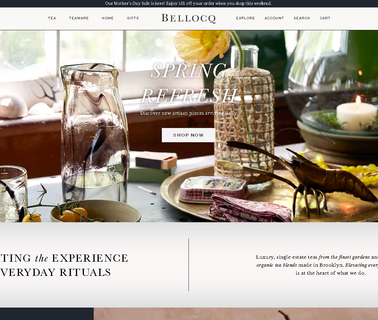 Home - Bellocq Tea Atelier teas leaf