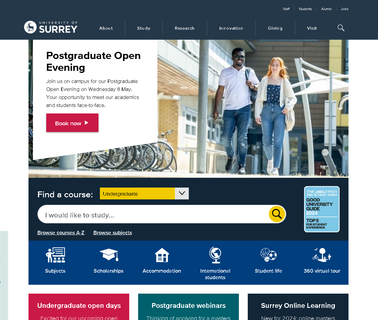 University Of Surrey Dept. Materials Science east town