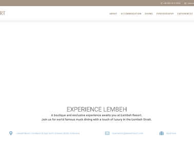 Lembeh Resort & Critters@Lembehresort day planning