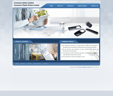Concavex Plastic Works Limited magnifier viewer