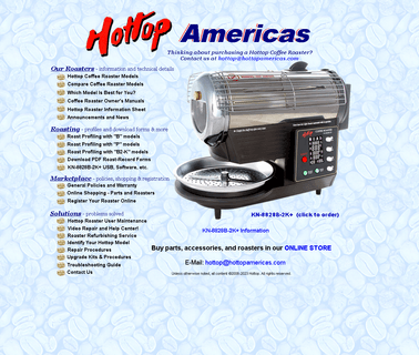 Hottop coffee requirements